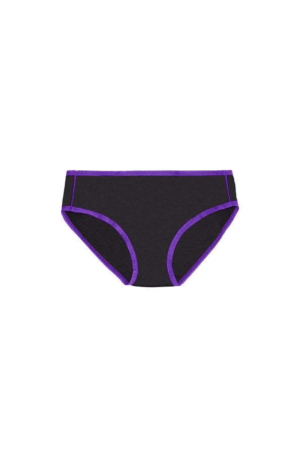Dear Kate Hazel Hipster Mini in Ultraviolet, front view flat lay on a white background.