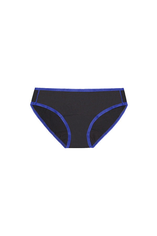 Dear Kate Hazel Hipster Mini in Electric Blue, front view flat lay on a white background.