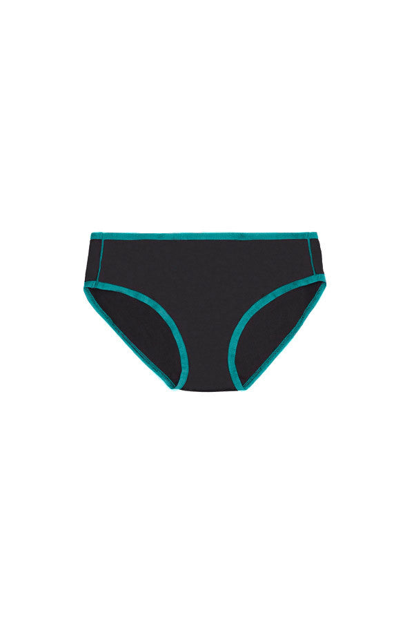 Dear Kate Hazel Hipster Mini in Peacock, front view flat lay on a white background.