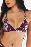 Shinesty The Well Hung naughty ornament Boob Hammock triangle bralette – Christmas bralette