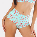Shinesty The Peppermint Pimp Canes candy cane seamless boyshort – funny Christmas novelty