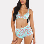 Shinesty The Peppermint Pimp Canes candy cane modal boyshort – funny Christmas underwear
