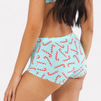 Shinesty The Peppermint Pimp Canes candy cane modal boyshort – funny Christmas underwear