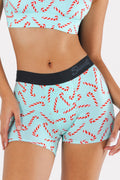 Shinesty The Peppermint Pimp Canes candy cane women's boxers – funny Christmas underwear