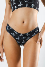 Shinesty The Bare Back Bones Halloween skeleton seamless thong – spooky novelty underwear
