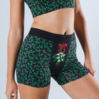 Shinesty The Kiss Me There mistletoe women's boxers – funny Christmas novelty underwear