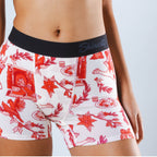 Shinesty The Santa Slays Christmas toile women's boxers – funny Christmas novelty underwear