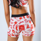 Shinesty The Santa Slays Christmas toile women's boxers – funny Christmas novelty underwear