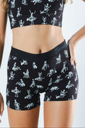 Shinesty The Bare Back Bones glow-in-the-dark skeleton women's boxers – Halloween novelty