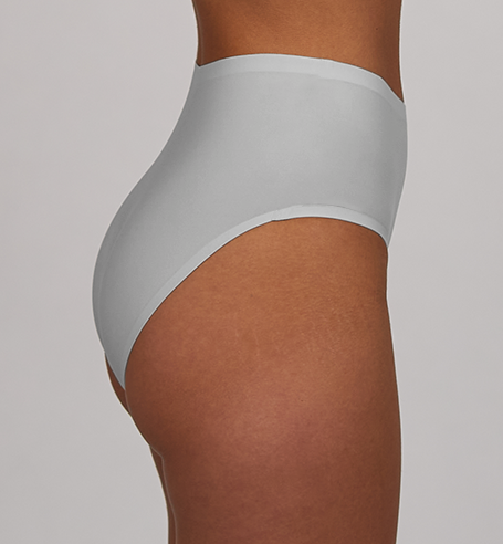 The Only Bra Hi-Waist Hug in Pistachio, front view on a white background.