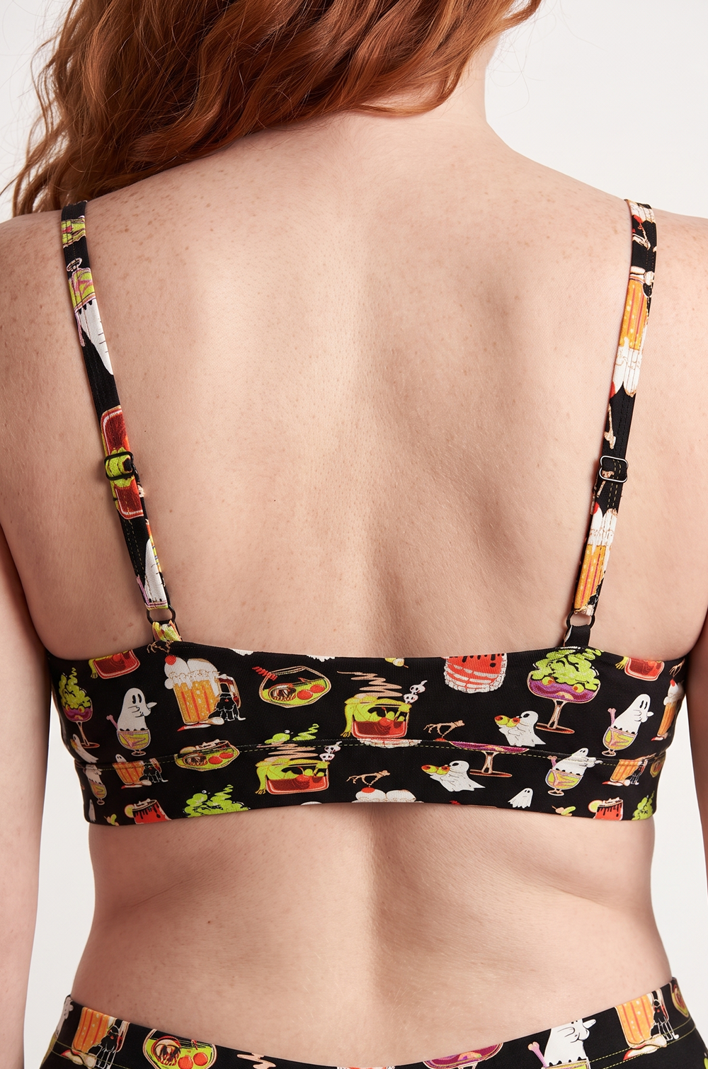 Shinesty The Potions Pub Halloween Cocktail Plunge Bralette – women's halloween cocktail print plunge bralette