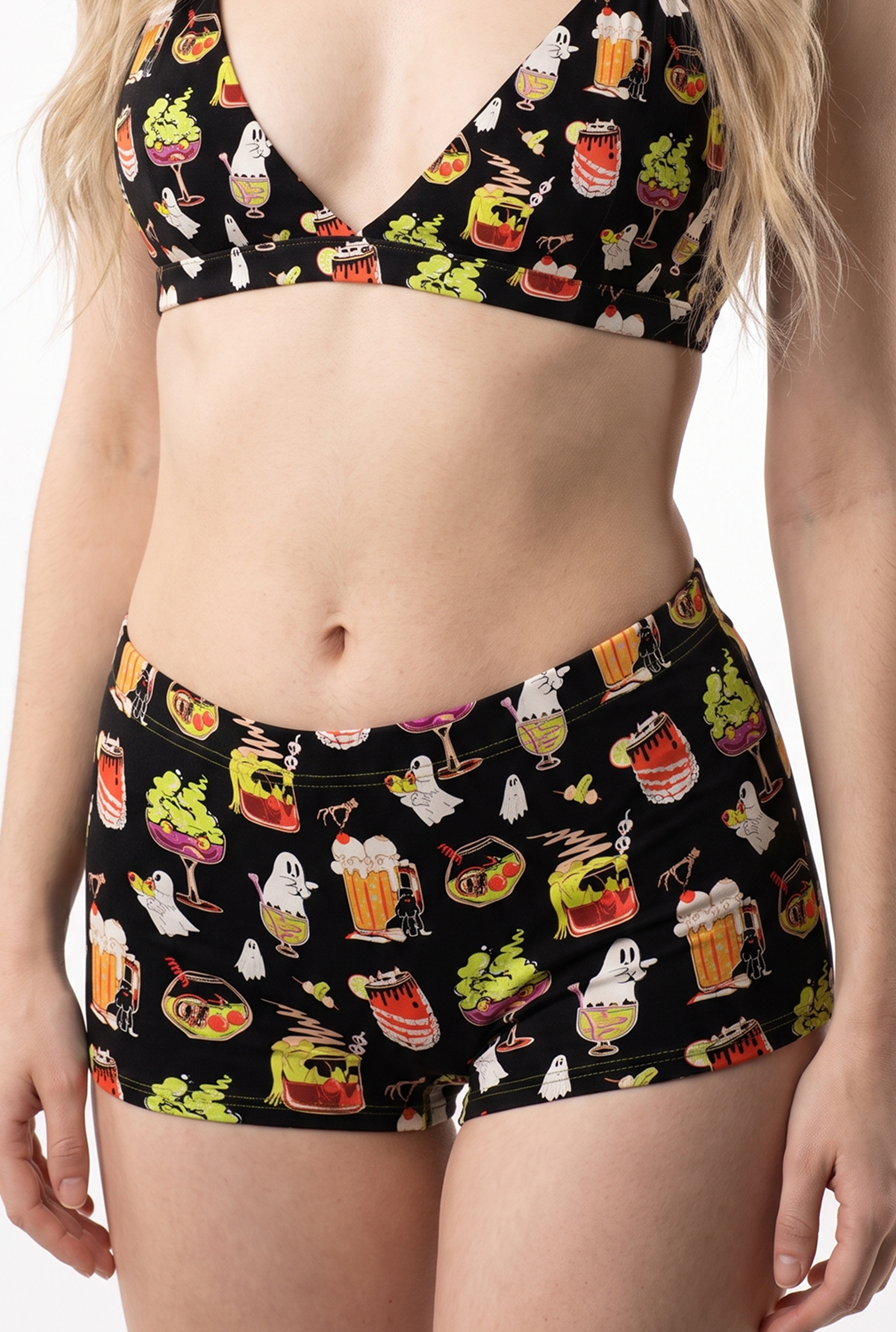 Shinesty The Potions Pub Halloween Cocktail Boyshort Underwear – women's halloween cocktail print boyshort underwear