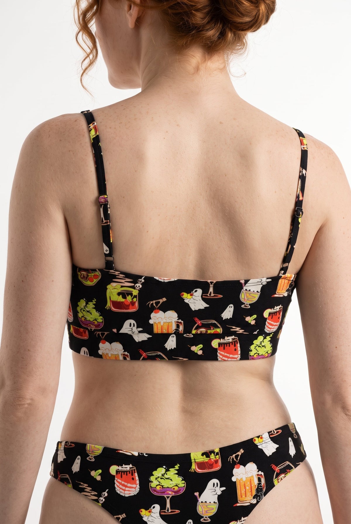 Shinesty The Potions Pub Halloween Cocktail Scoop Bralette – women's halloween cocktail print scoop bralette