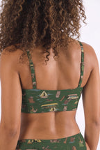 Shinesty The Really Happy Camper Camping Scoop Bralette – women's bold camping print scoop bralette
