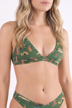 Shinesty The Really Happy Camper Camping Triangle Bralette – women's bold camping print triangle bralette