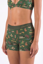 Shinesty The Really Happy Camper Camping Women's Boxer – women's bold camping print women's boxer