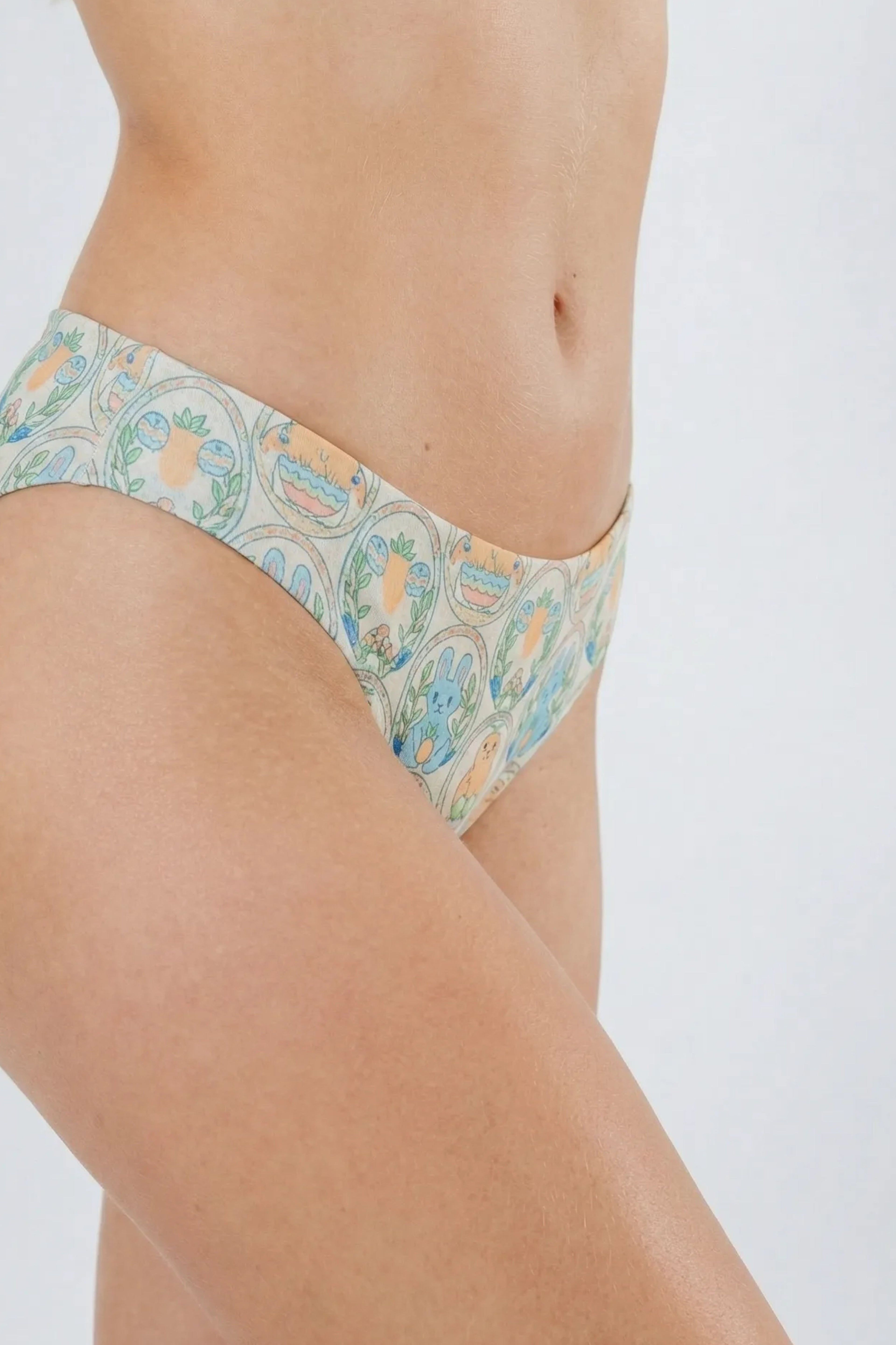 Shinesty The Chicks Dig It pastel Easter seamless thong – funny Easter novelty underwear