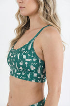 Shinesty The Mulligan green golf Boob Hammock scoop bralette – funny golf novelty bralette