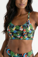 Shinesty The 5 O'Clock Somewhere x Margaritaville Boob Hammock scoop bralette – tropical