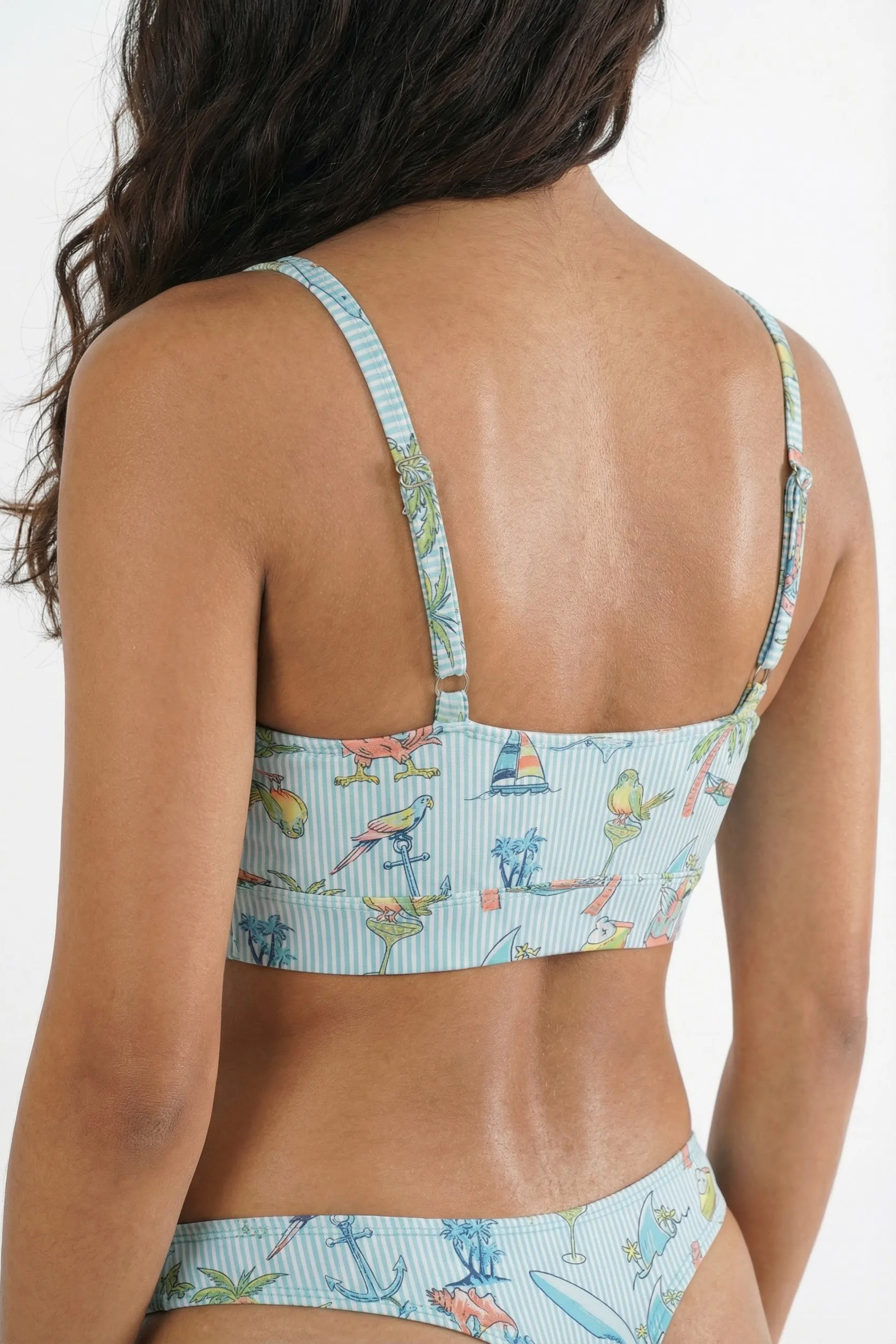 Shinesty The Boat Drinks x Margaritaville Boob Hammock scoop bralette – tropical collab