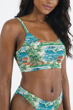 Shinesty The Changes In Latitudes x Margaritaville Boob Hammock scoop bralette – tropical collab