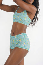 Shinesty The Wasting Away x Margaritaville Boob Hammock scoop bralette – tropical collab