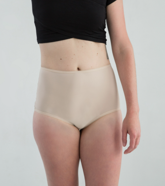 Dear Kate Nellie Brief Mini fit detail showing high-waist silhouette on a white background.
