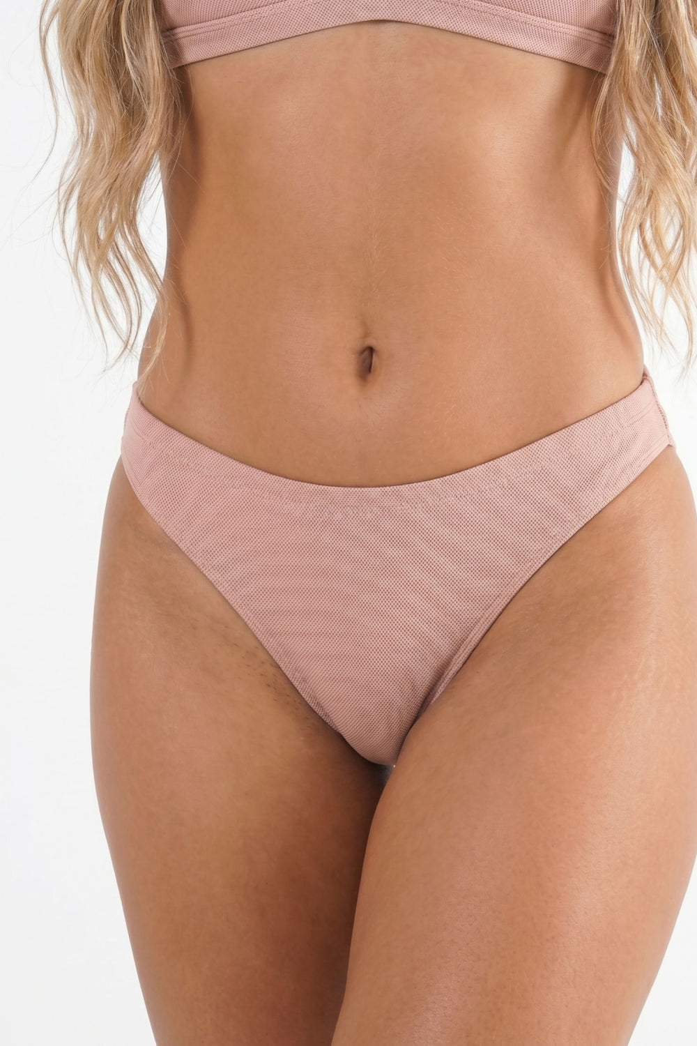 Shinesty The Bell Pep red chambray modal bikini underwear – earthy red tonal novelty