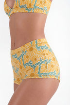 Shinesty The June Bug sunflower modal boyshort underwear – floral summer novelty underwear