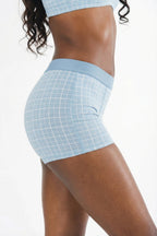 Shinesty The Spick and Span window pane plaid women's boxers – classic plaid novelty underwear