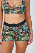 Shinesty The Spaced Out x Killer Acid women's boxers – psychedelic collab novelty underwear