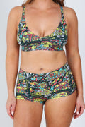 Shinesty The Spaced Out x Killer Acid modal boyshort underwear – psychedelic collab novelty