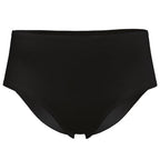 The Only Bra Hi-Waist Hug in Black, front view on a white background.