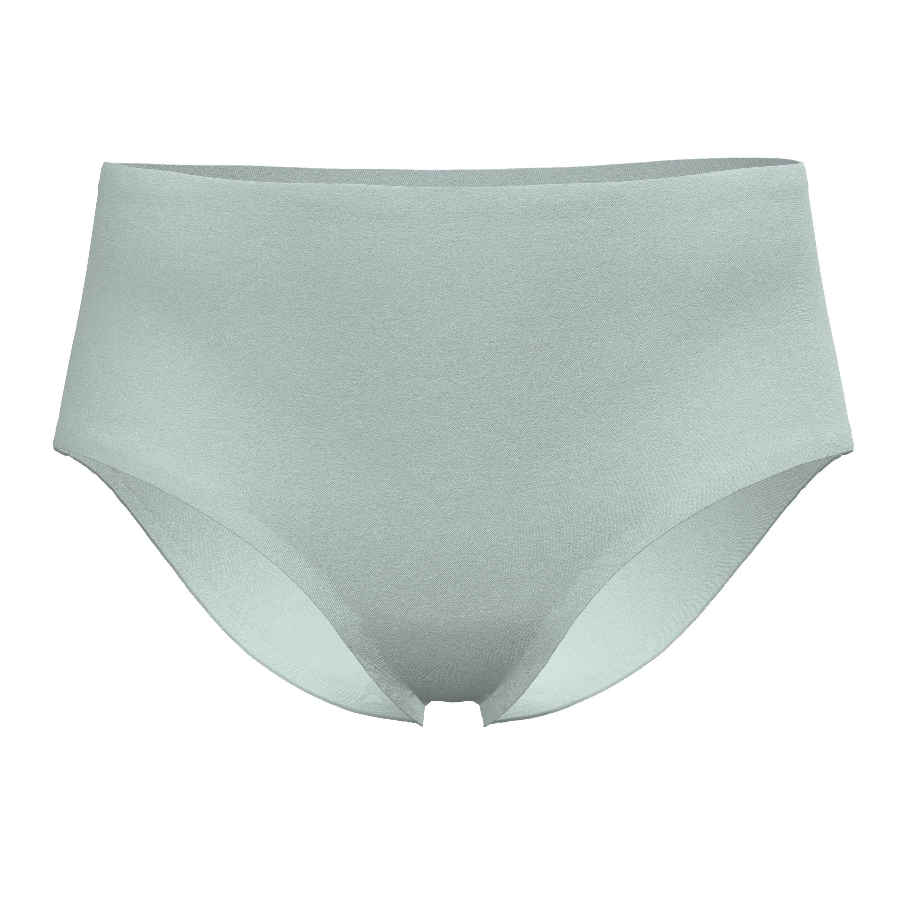 The Only Bra Hi-Waist Hug in Green, front view on a white background.