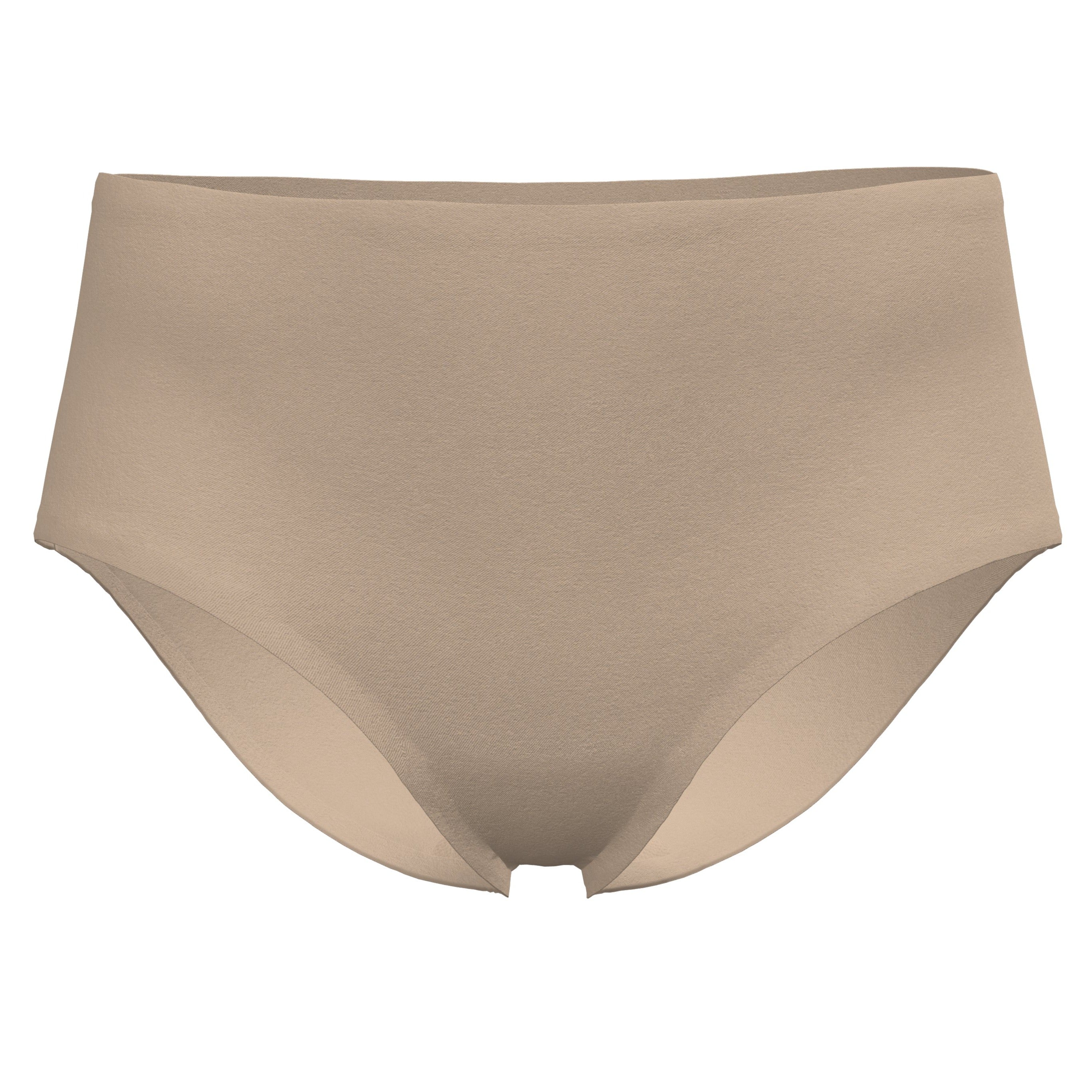 The Only Bra Hi-Waist Hug in Nude, front view on a white background.