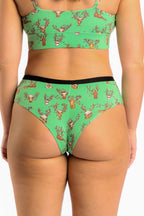 Shinesty The Blitzened reindeer beer cheeky underwear – funny Christmas holiday novelty