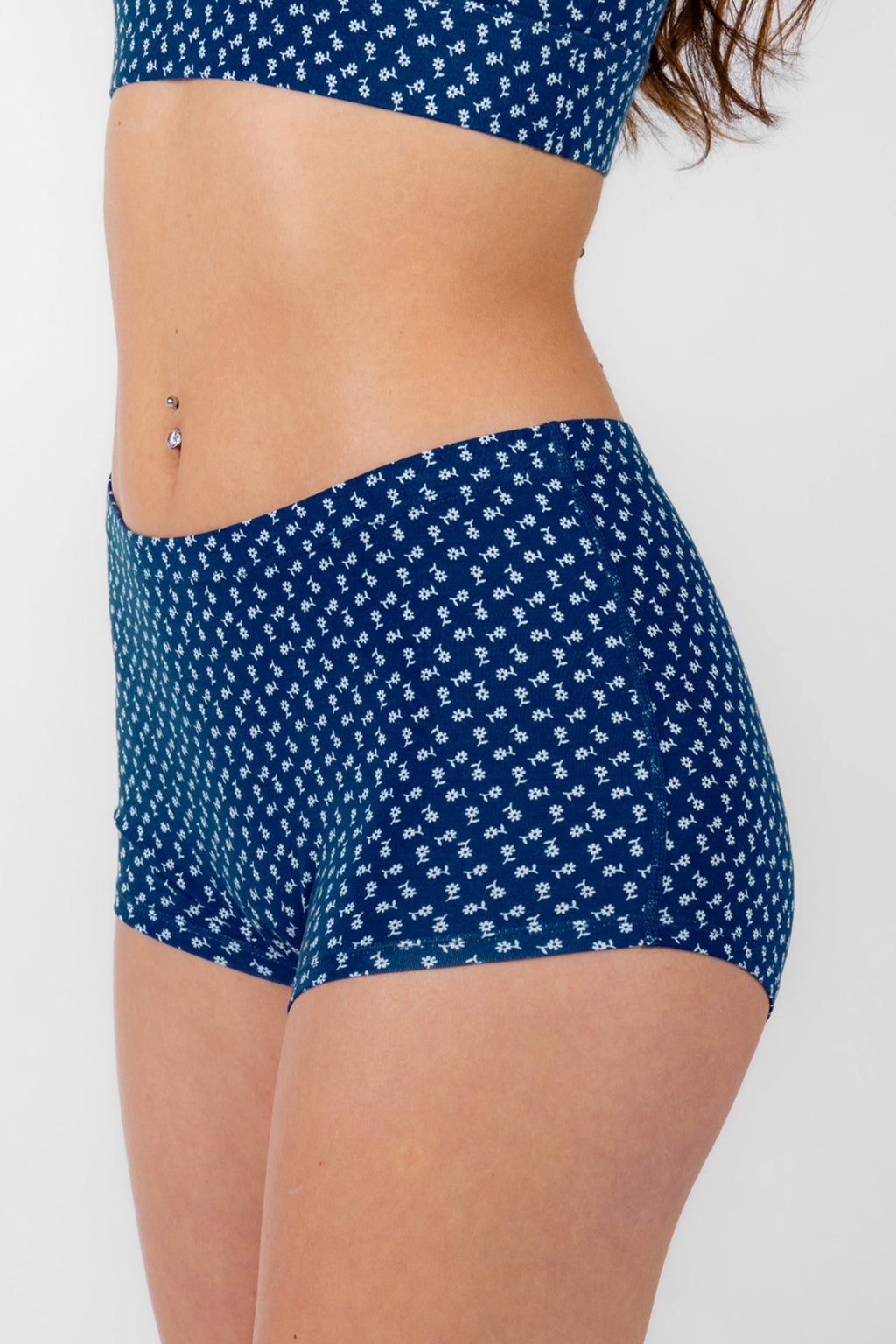 Shinesty The Good Old Daisies flower modal boyshort underwear – floral summer novelty