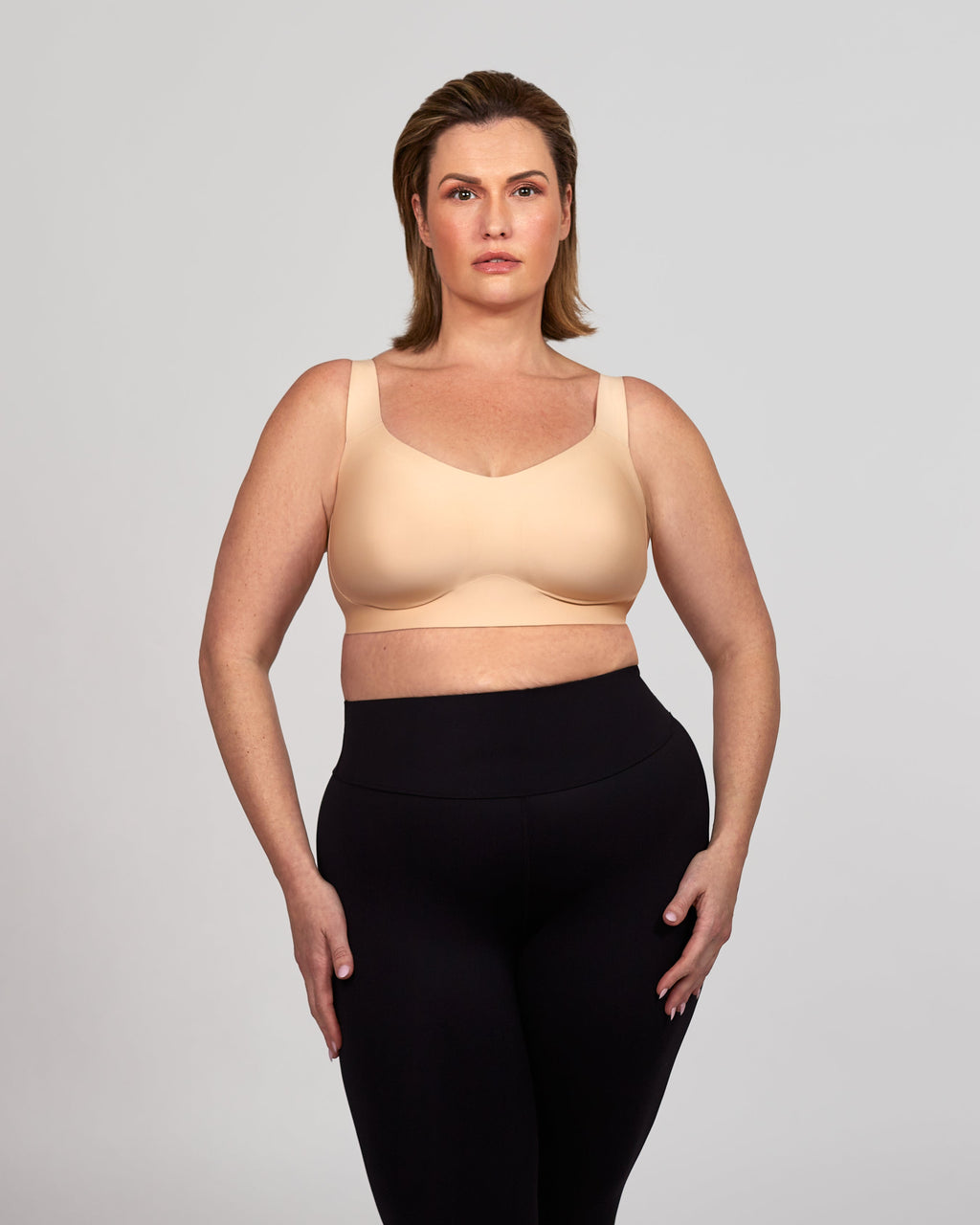 The Only Bra Full Support Bra worn on model, back view on a white background.