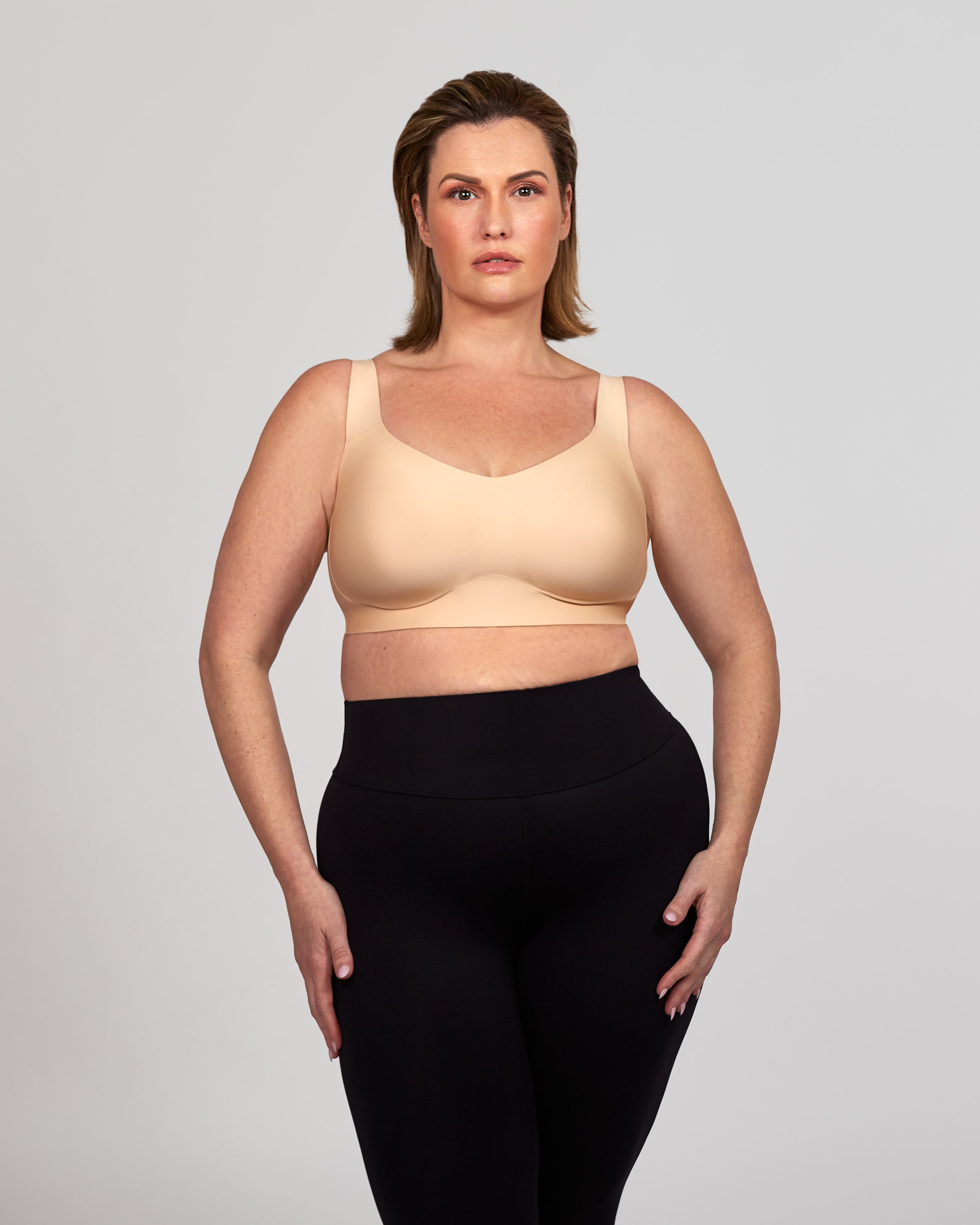 The Only Bra Full Support Bra worn on model, back view on a white background.