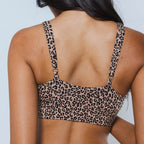 Shinesty The Wild Cat leopard print Boob Hammock scoop bralette – bold animal print bralette