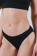 Shinesty The Threat Level Midnight solid black modal bikini underwear – classic black