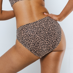 Shinesty The Wild Cat leopard print modal bikini underwear – bold animal print novelty