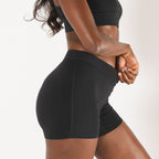 Shinesty The Threat Level Midnight solid black women's boxers – classic black everyday underwear