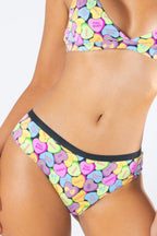 Shinesty The Candy Crush candy hearts cheeky underwear – funny Valentine's novelty underwear