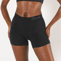 Shinesty The Threat Level Midnight solid black women's boxers – classic black everyday underwear