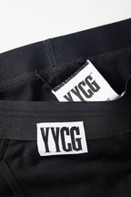 YYCG women's ribbed boy brief in white black gray – soft rayon stretch underwear
