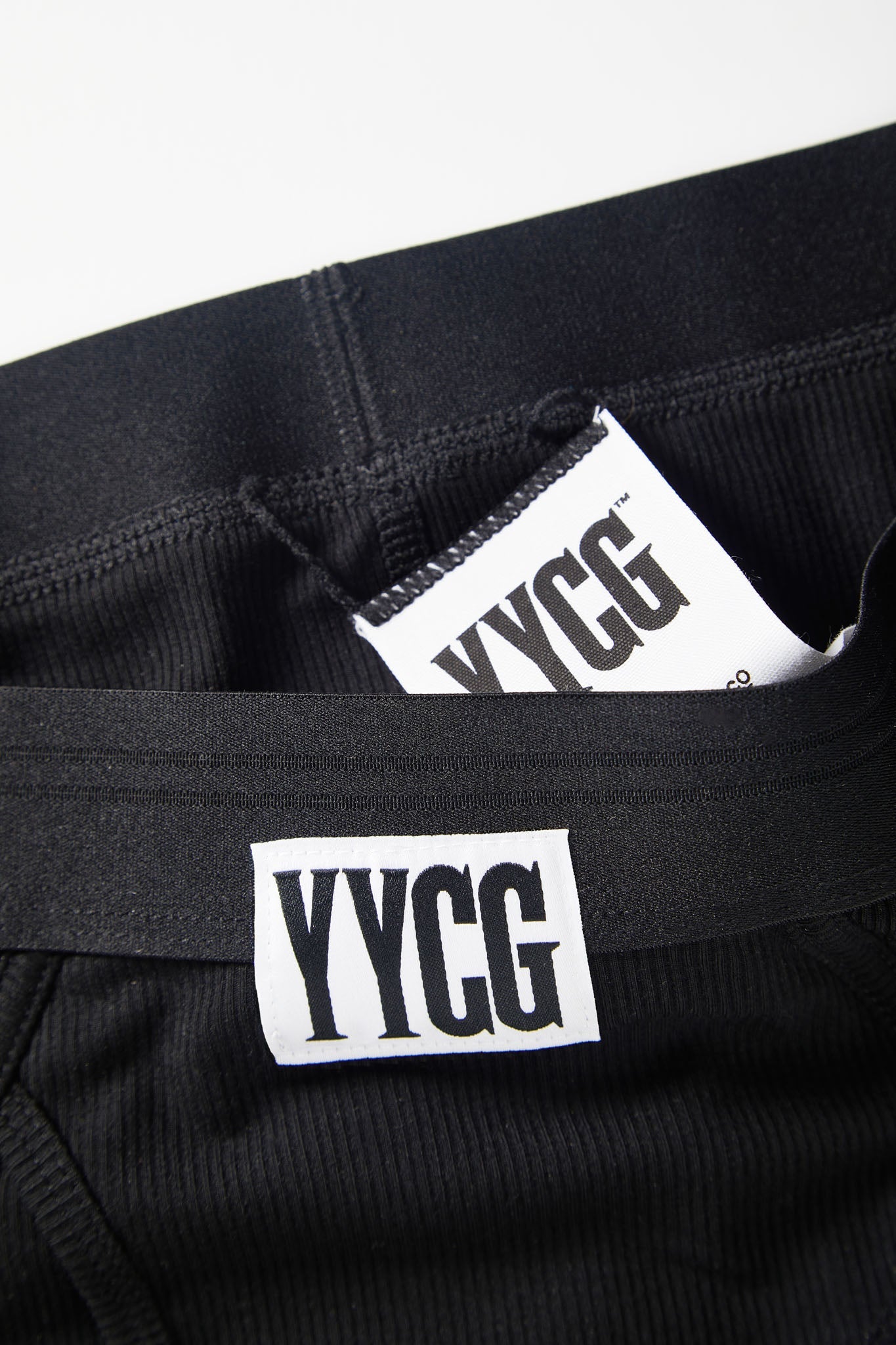 YYCG women's ribbed boy brief in black gray white – breathable preshrunk rayon underwear