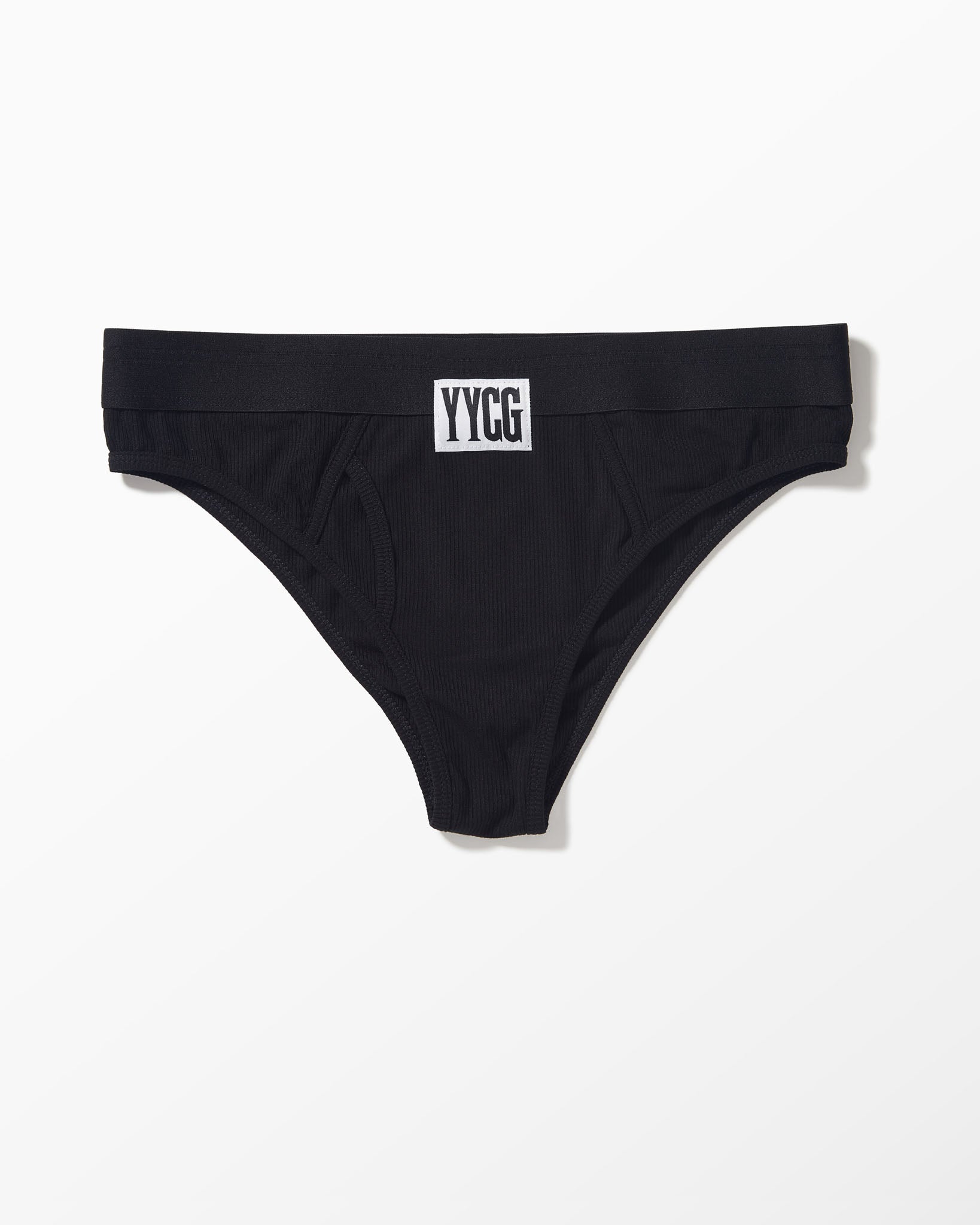 YYCG women's ribbed boy brief in white black gray – soft rayon stretch underwear