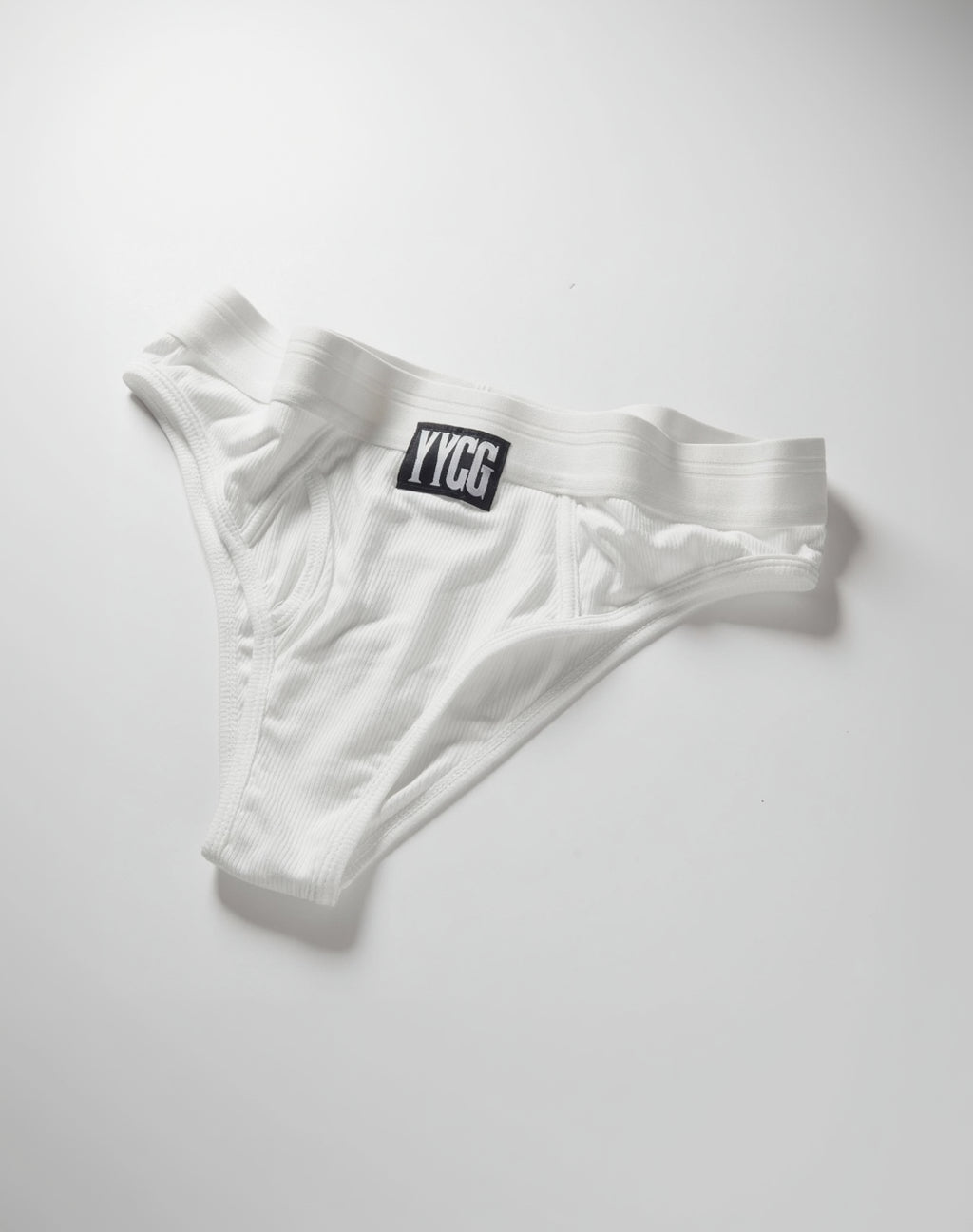 YYCG women's ribbed boy brief in gray white black – silky rayon everyday underwear
