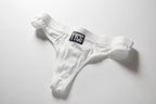 YYCG women's ribbed thong in black white gray – soft rayon minimal coverage underwear
